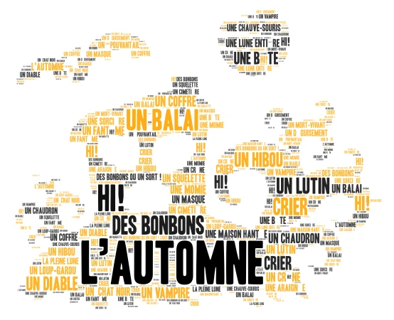 Claire word cloud art
