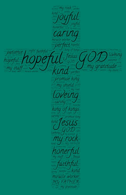 cross word cloud art