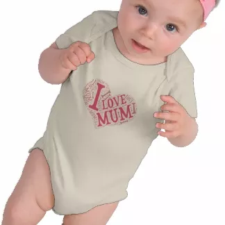 I Love Mum infant long sleevet